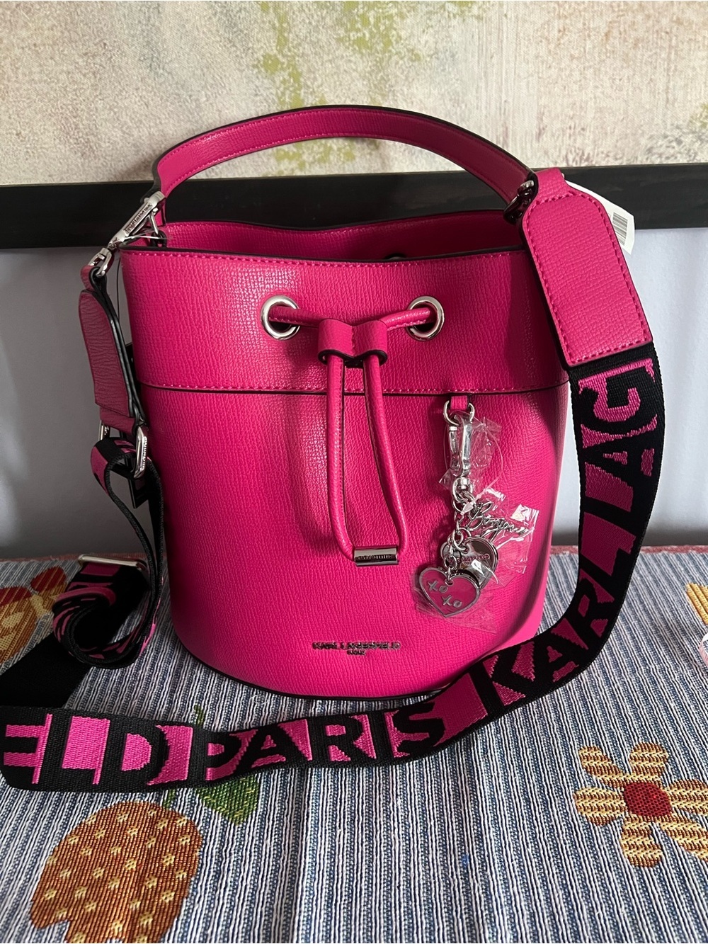 Karl Lagerfeld Bucket Adele Bag NWT